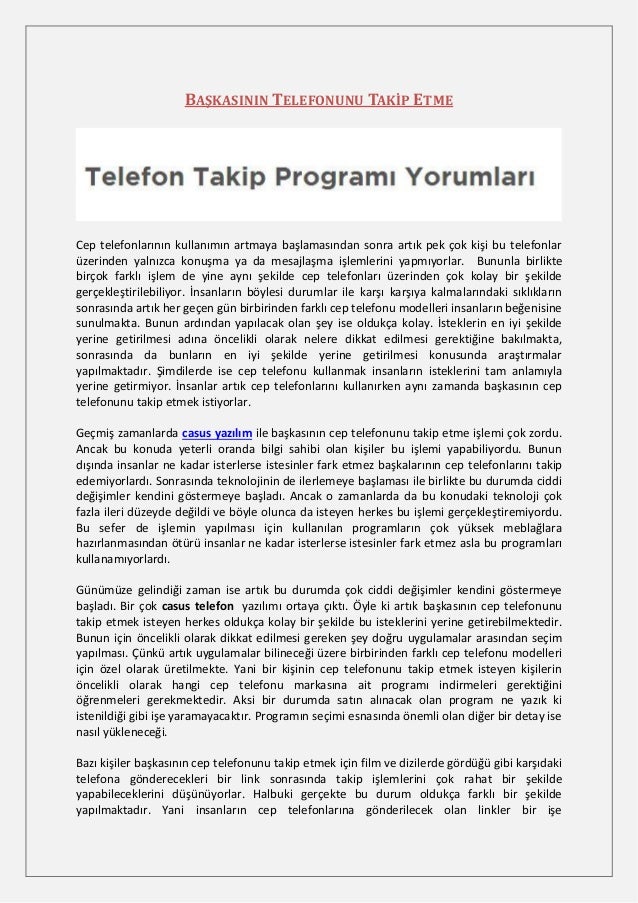 baskasinin telefonunu takip etme